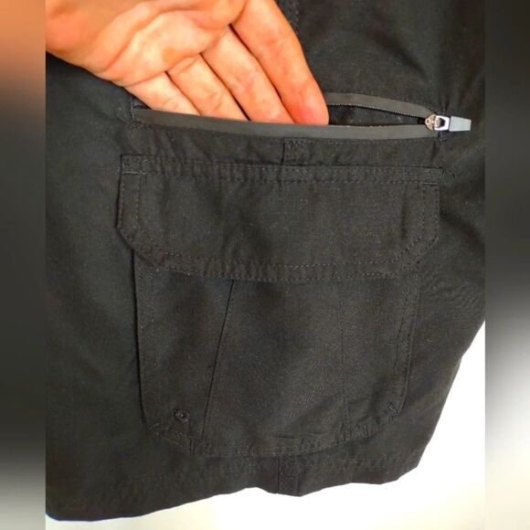 Burnside Black Cargo Shorts size Waist 34 - Picture 9 of 16